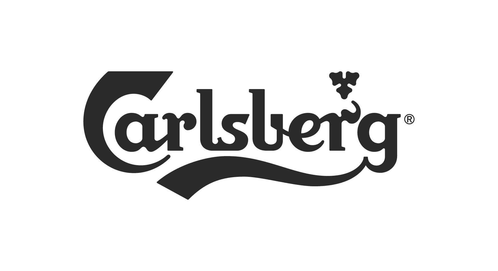 Carlsberg Brewery Logo Grayscale