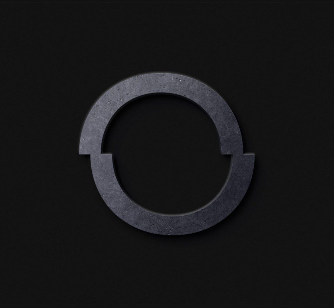 Chiron concrete 3D logo designed by ipulse creative agency Hong Kong