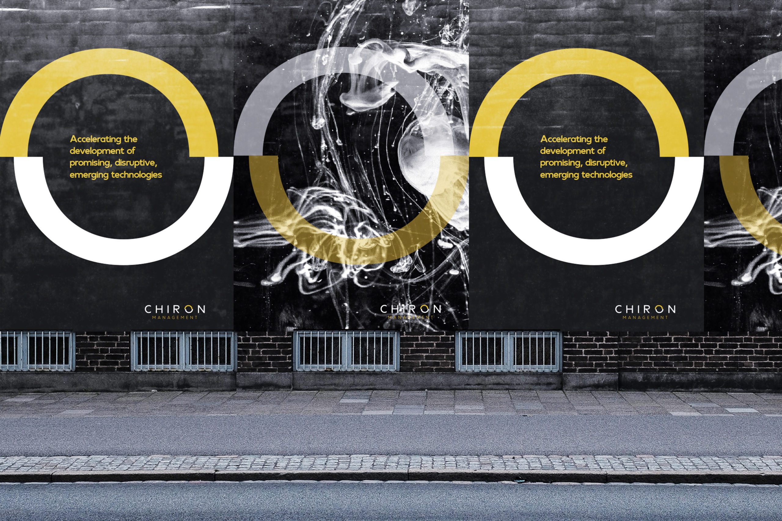 Chiron Partners marketing campagne displayed on street