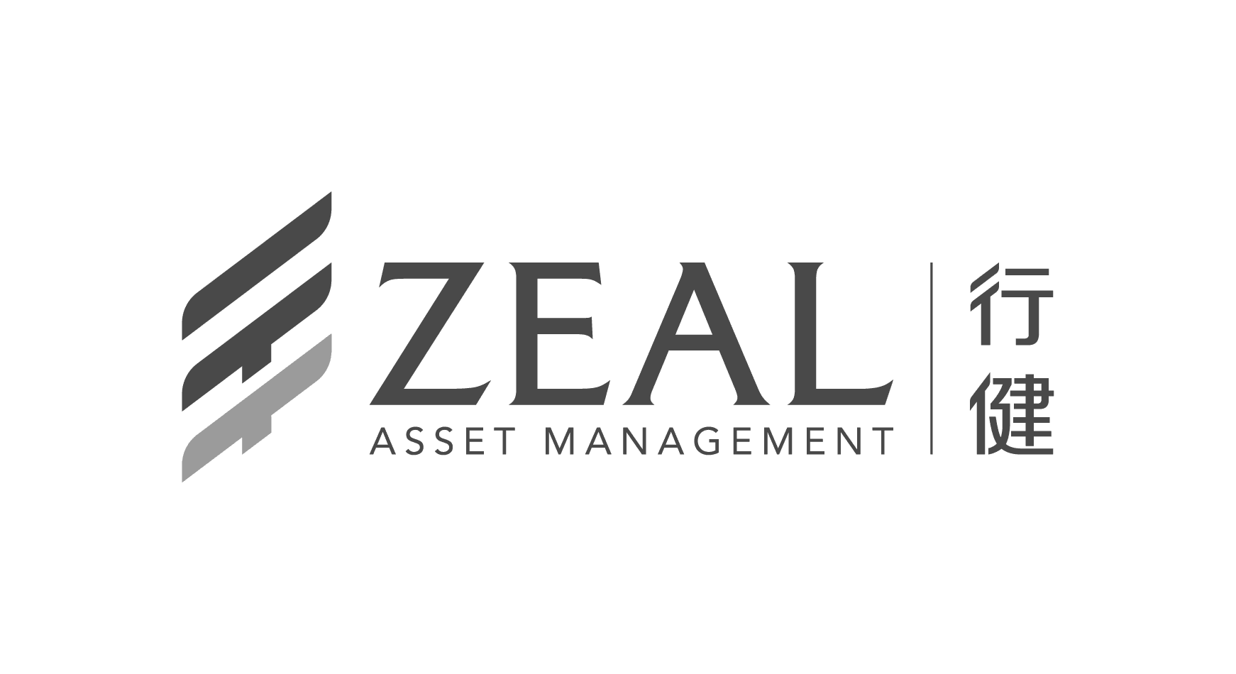 Zeal Asset Management Logo Grayscale