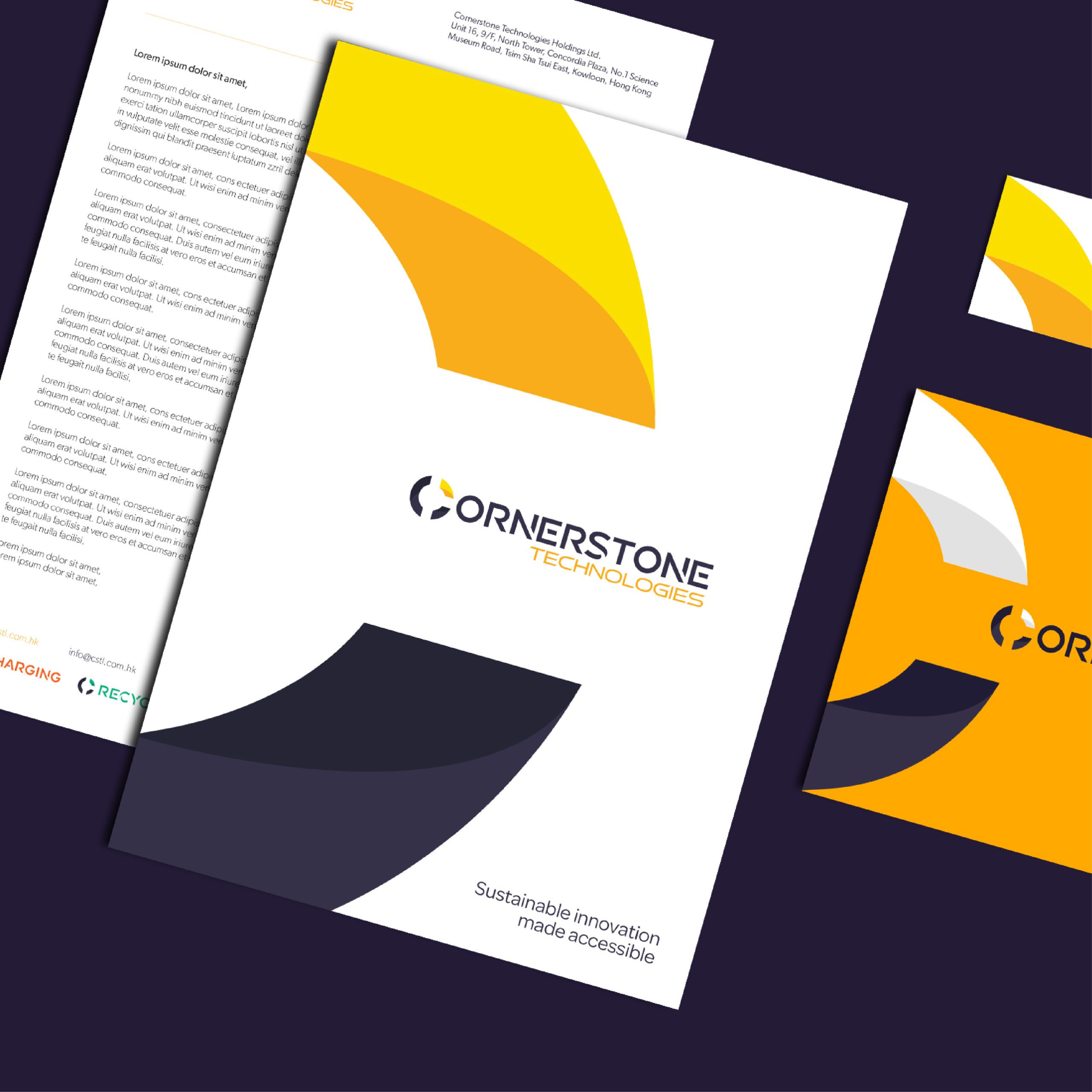 Cornerstone Technologies Brand design