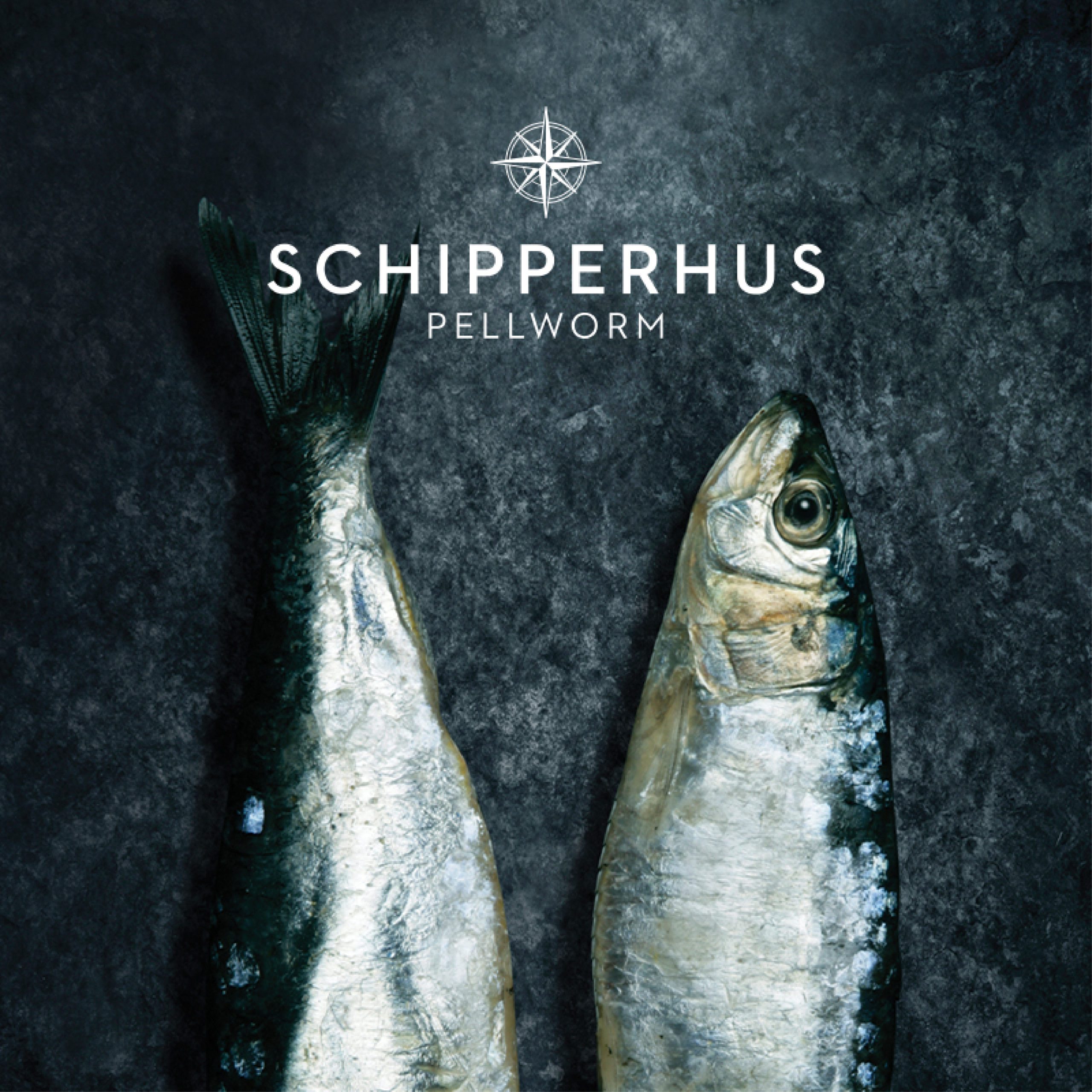 Schipperhus Pellworm white logo overlay image