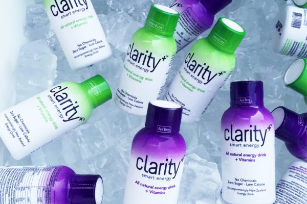 bottles of Clarity in ice box
