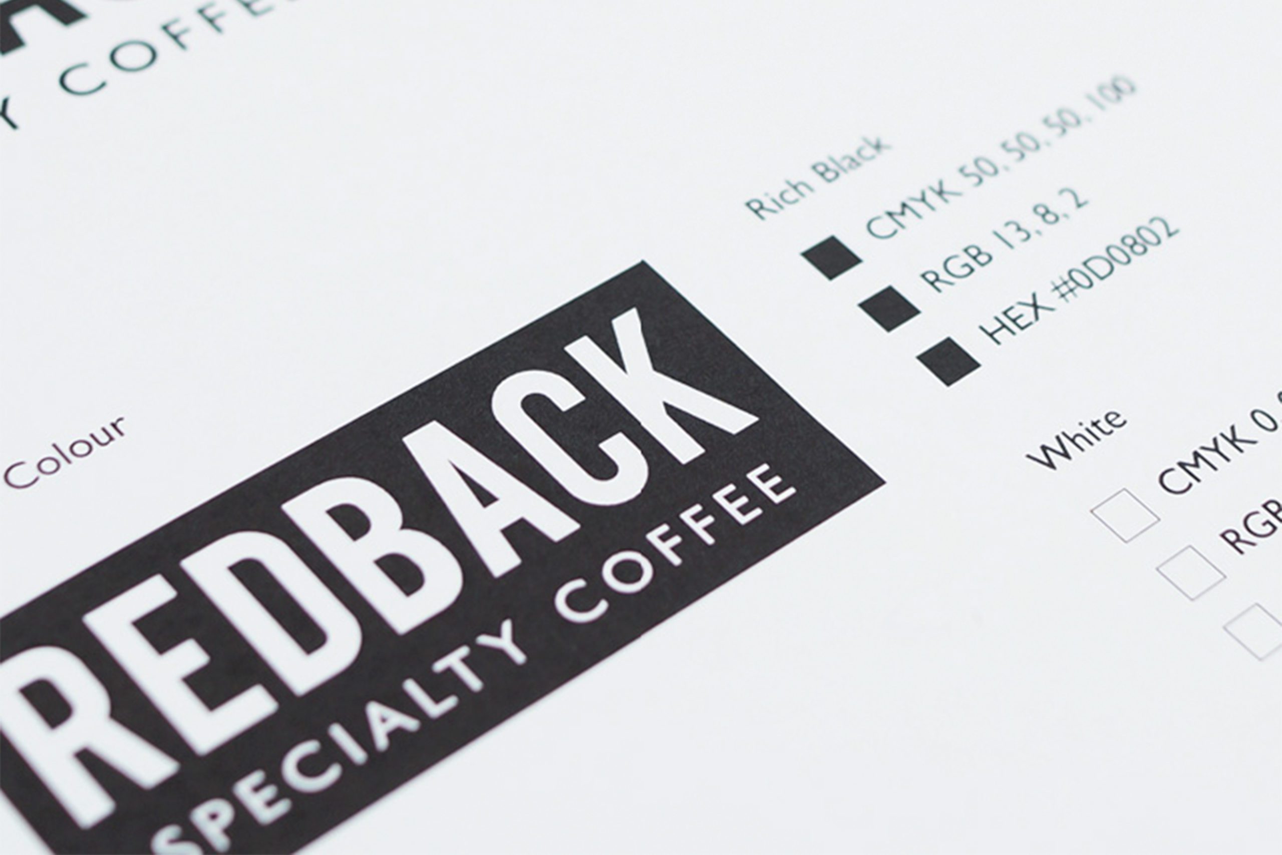 Redback Coffee brand guideline