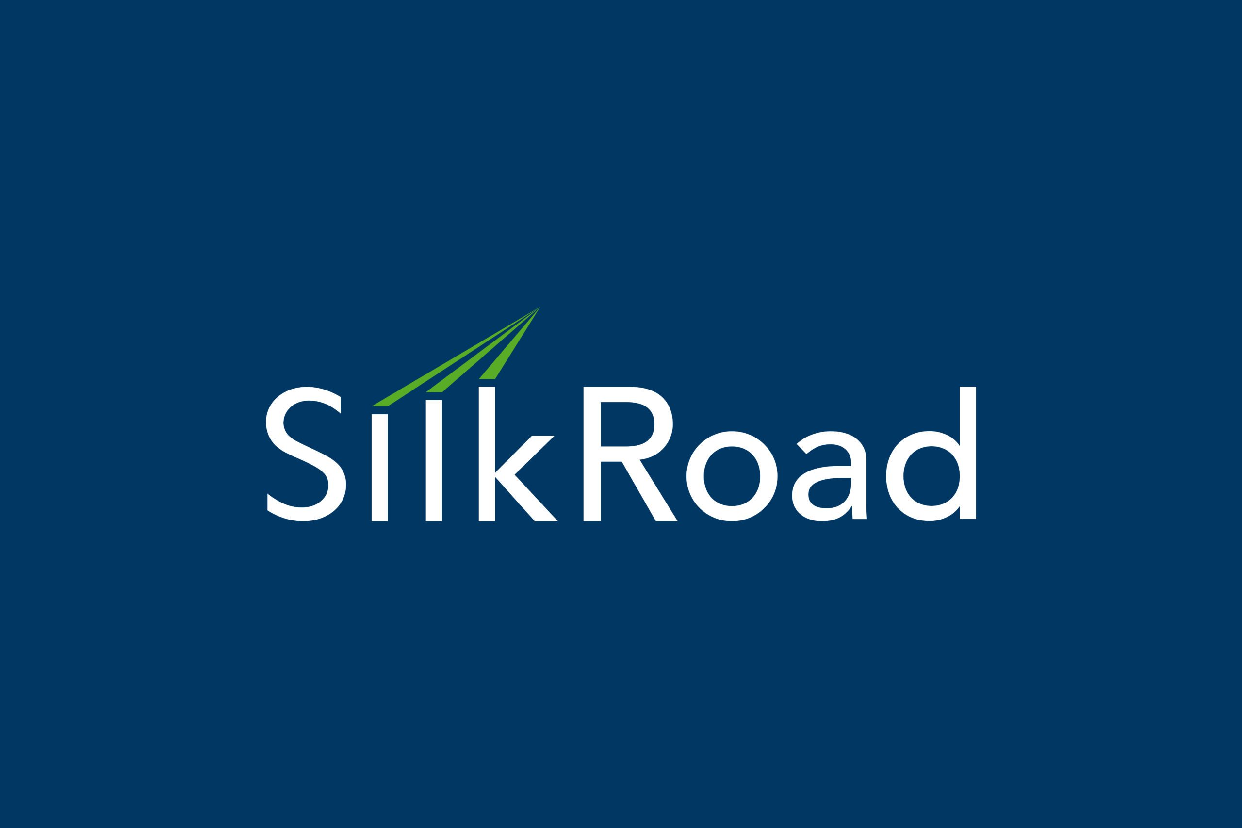 Silkroad Logo On Dark Blue Background Full Colour