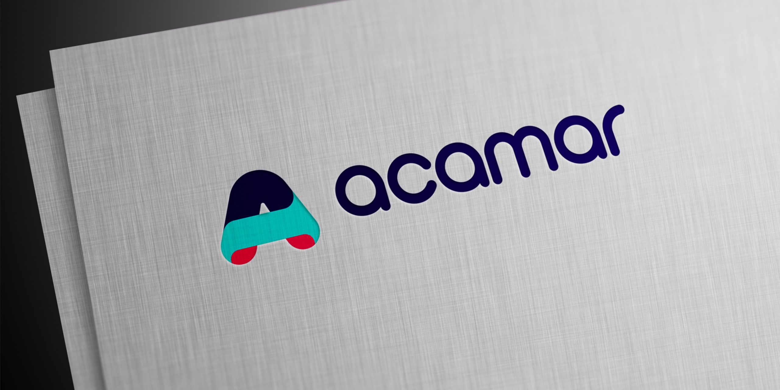 Acamar Branding Logo Embossed On Paper