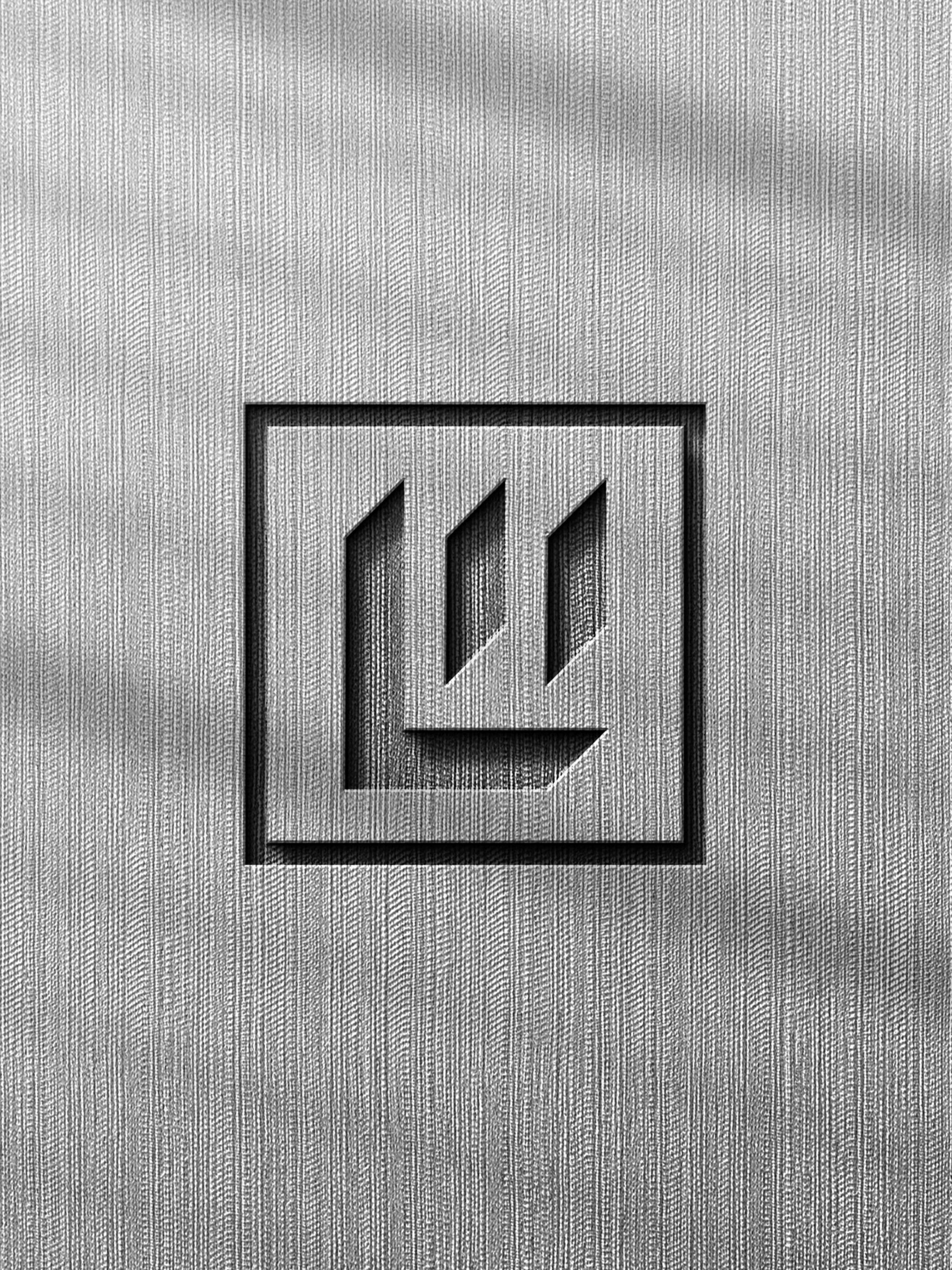 Lotusmind Branding Logo Embossed On Material