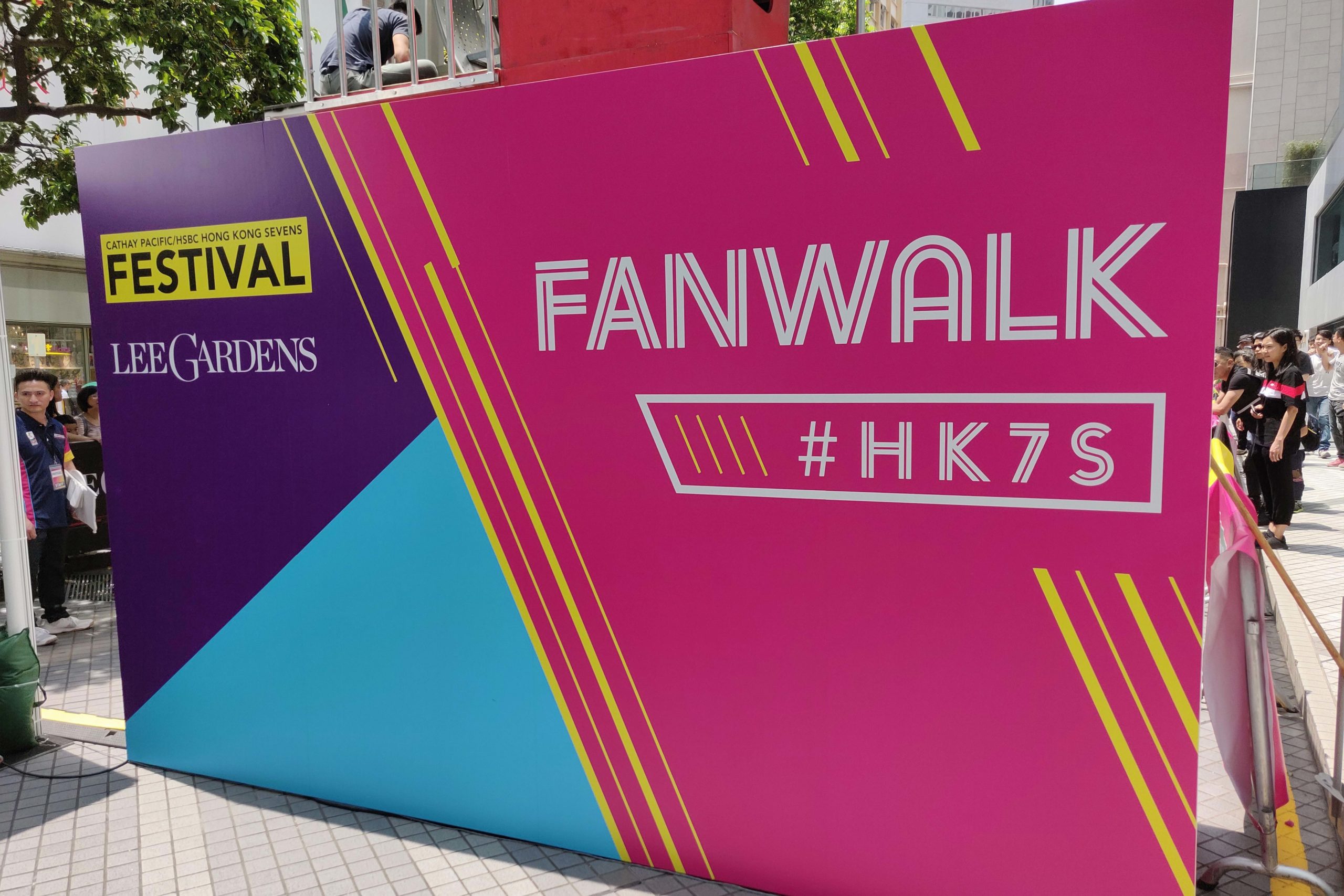 Hong Kong Sevens Festival Events Branding Marketing 2019 Lee Garden Outdoor Backdrop Design