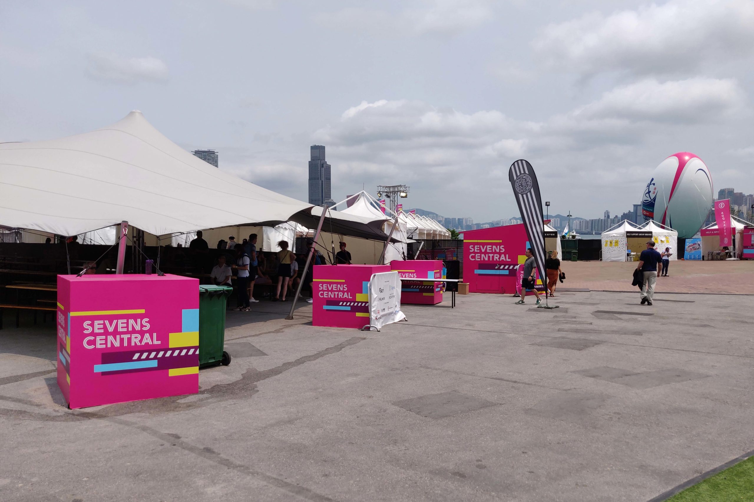 Hong Kong Sevens Festival Events Branding Marketing 2019 Outdoor Event Collaterals