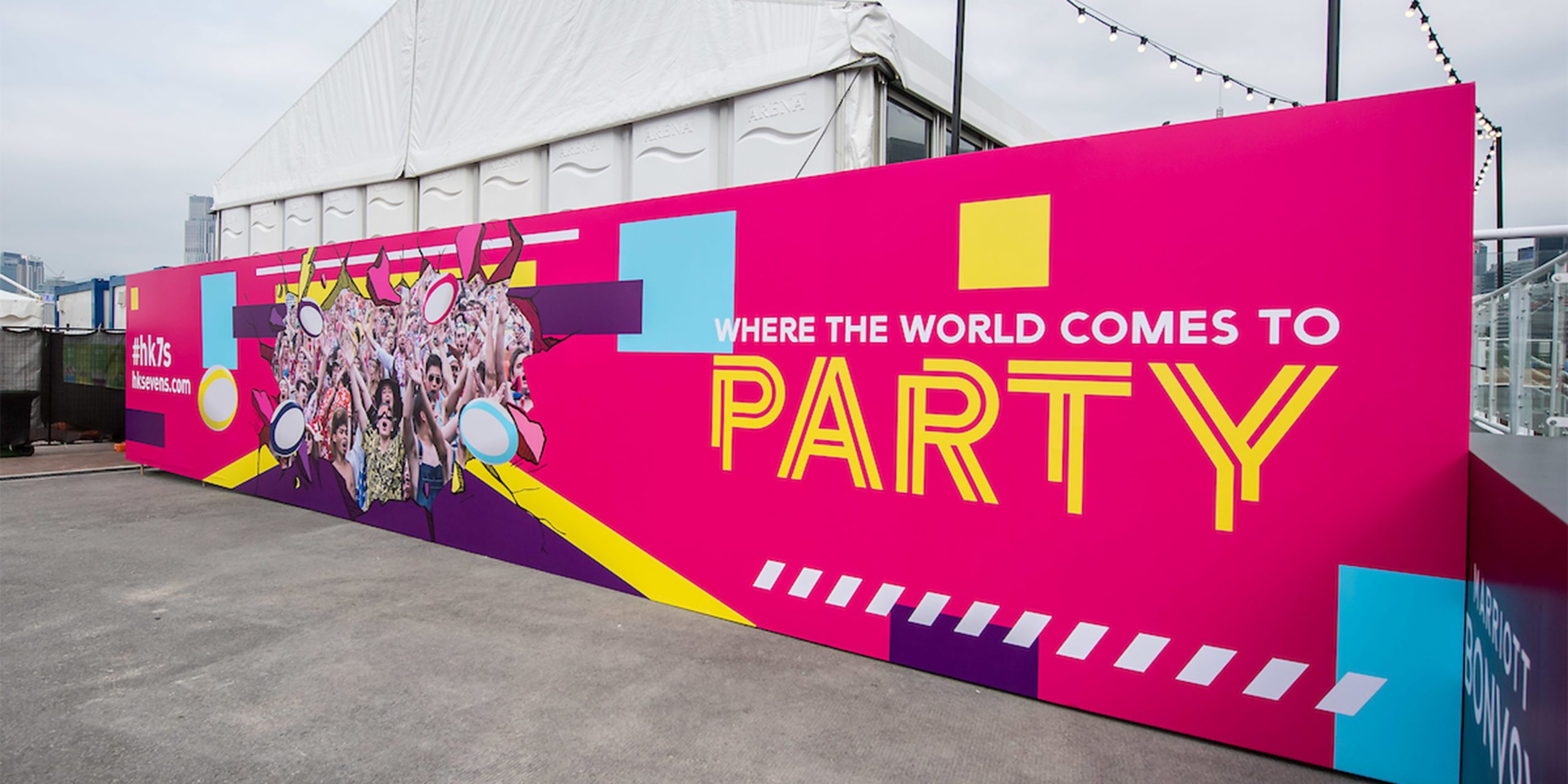 Hong Kong Sevens Festival Events Branding Marketing 2019 Portrait Outdoor Landscape Banner Design