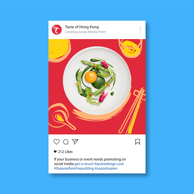 Taste of Hong Kong Instagram post gif by ipulse creative agency