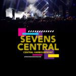 HK Sevens festival concert with logo